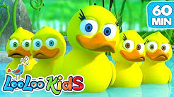 Five Little Ducks - Great Songs for Children | LooLoo Kids  - Durasi: 55:23. 