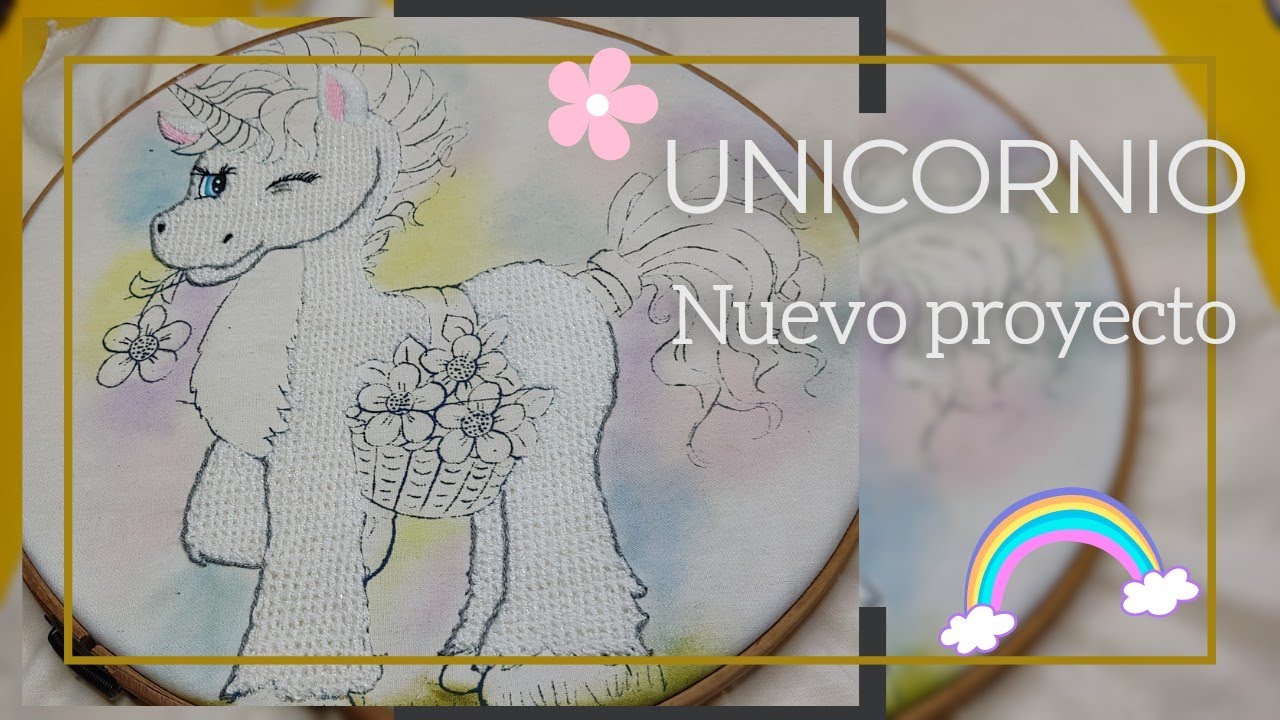 126 - Cómo bordar un unicornio (Nuevo proyecto) - Unicornio | Say Artes
