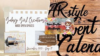 Scrapbooking Process Video: Wide Open Spaces (SAR Advent/Iron Crafter/Woodgrain and Winter)