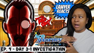 Real Lawyer Reacts to Phoenix Wright: Ace Attorney JFA Ep 4 Day 3-1 Invest. - Farewell, My Turnabout