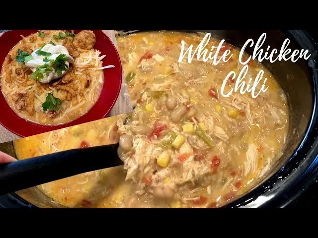 White Chicken Chili Recipe (Crock Pot or Stove)