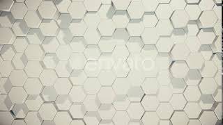 Moving Hexagons in Random Order | Motion Graphics - Envato elements