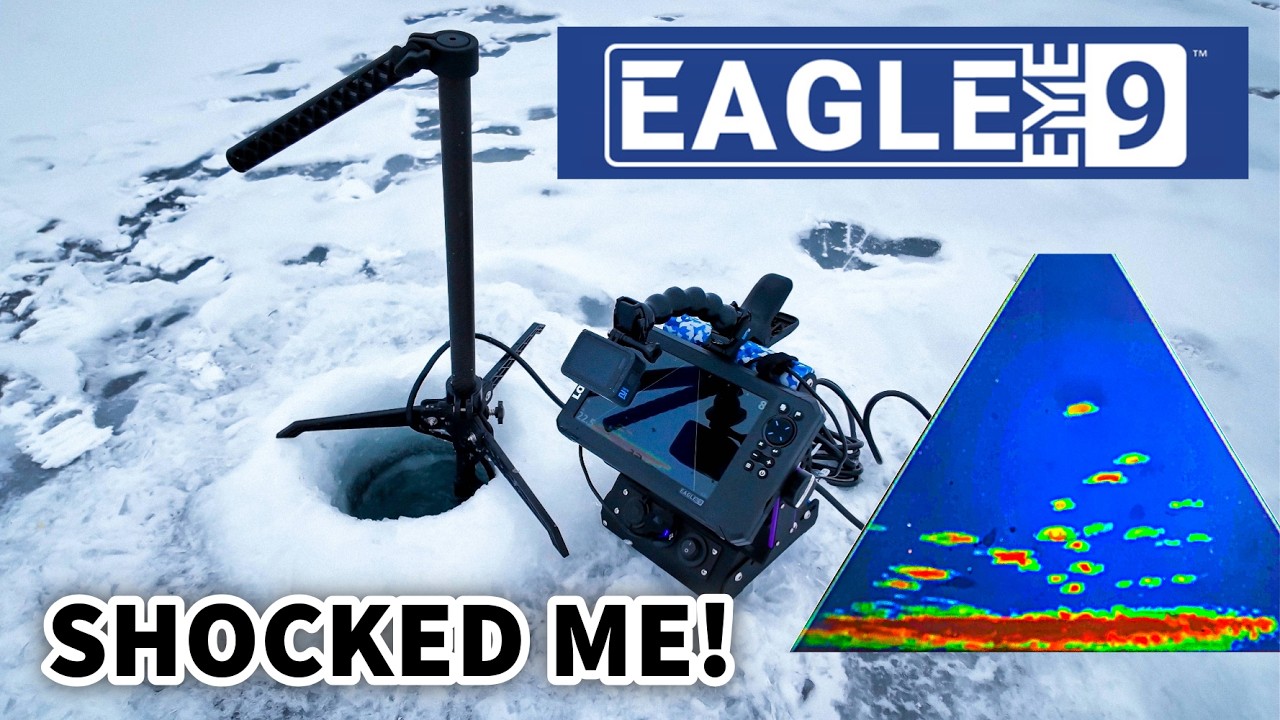 Eagle Eye 9 Is The GAME CHANGER for Hole Hopping Ice Fishing