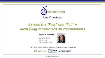 Beyond the "Pass" and "Fail" - Identifying compressed air contaminants