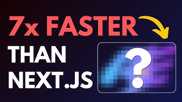 This Framework DESTROYS Next.js With 7x Faster Performance!
