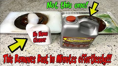 Remove Rust From Any Metal In Minutes For Less Than $3 With This Home Product! Amazing Results!!