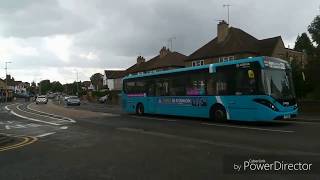 Bus observations at garston bus depot, Hertfordshire August 2018