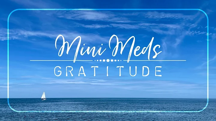 Mini Meditation | GRATITUDE | 5 Minute Guided Meditation for Gratitude 🙏