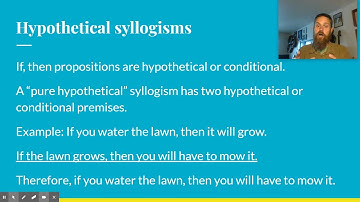 Rules for Disjunctive and Hypothetical Syllogisms