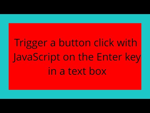 Trigger a button click with JavaScript on the Enter key in a text box
