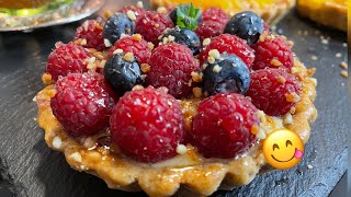 تحليات  رمضان 2021 ميني تارت تحلية  بالفواكه dessert ramadan | tartelettes