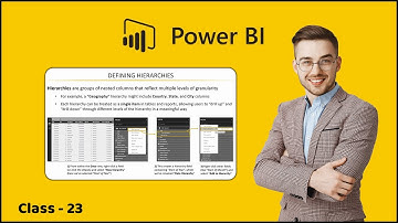 3.17 Defining Hierarchies in Power BI Desktop | Connecting & Shaping Data | Learn Power BI 2022