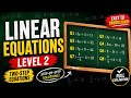 Algebra - Linear Equations - Level 2.