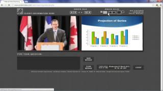 Live Webcast Demonstration