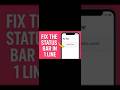 Fix Status Bar in React Native | 1 Line Premium UI Hack 🚀