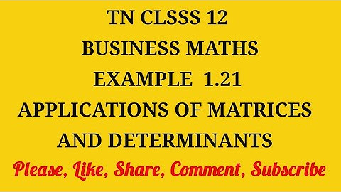 TN 12 business maths chapter 1 example 1.21