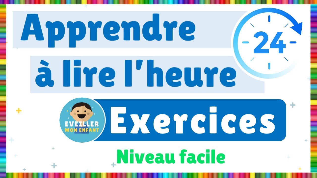 Jeu pour apprendre à lire l'heure