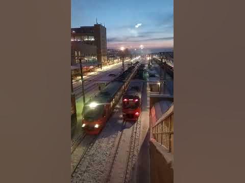 ЭП2Д Уфа-Урман отправился со станции Уфа #уфа #уфасити #электричка ...