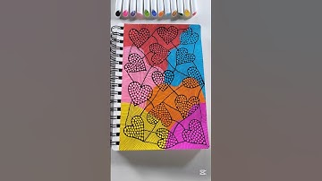 Zen doodles pattern #art #drawing #viralvideos #foryou #doodle #yt #zentangle #heart #love #diy