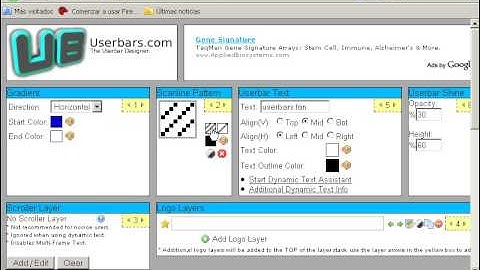 Como hacer userbars sin PhotoShop!!