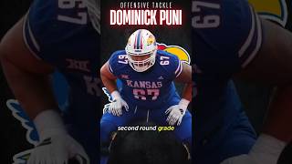 NFL Draft Profile: OT Dominick Puni, Kansas #nfldraft #scoutingreport #shorts