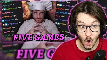 Daxellz Reacts to DougDoug Can Twitch Chat beat ITSELF in a Videogame Tournament?