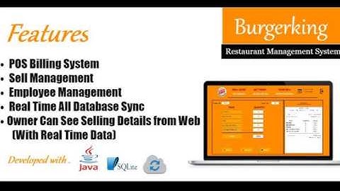 Java Swing Software Project | Restaurant Management System