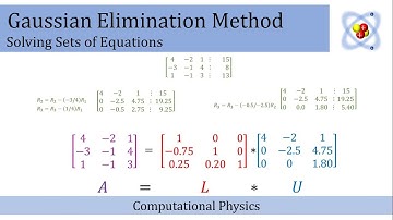 13a: Gaussian Elimination or LU decomposition | Computational Physics