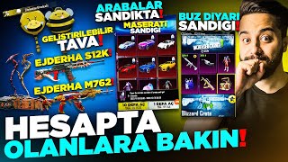 ŞU HESABA BAKIN! OYUNDA OLMAYAN SİLAHLAR! MASERATİ SANDIĞI! BUZ DİYARINA ÖZEL SANDIK! PUBG Mobile