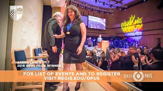 Regis University | Opus Prize 2017 Events Invitation