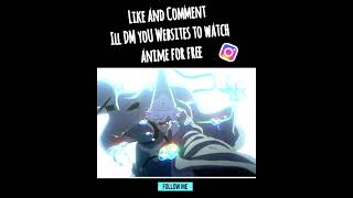 Websites to Watch Anime for Free #anime