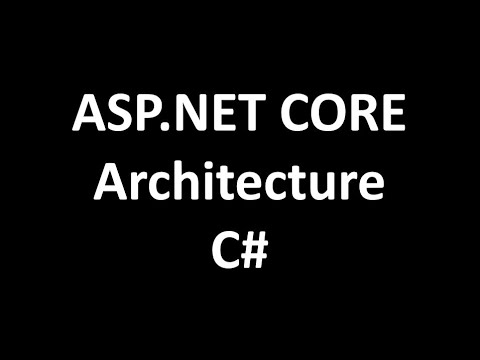 Architectures available to design a project in ASP.NET Core