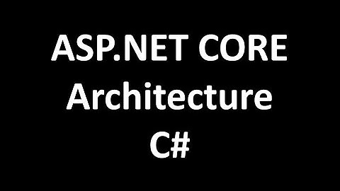 Architectures available to design a project in ASP.NET Core