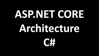 Architectures available to design a project in ASP.NET Core