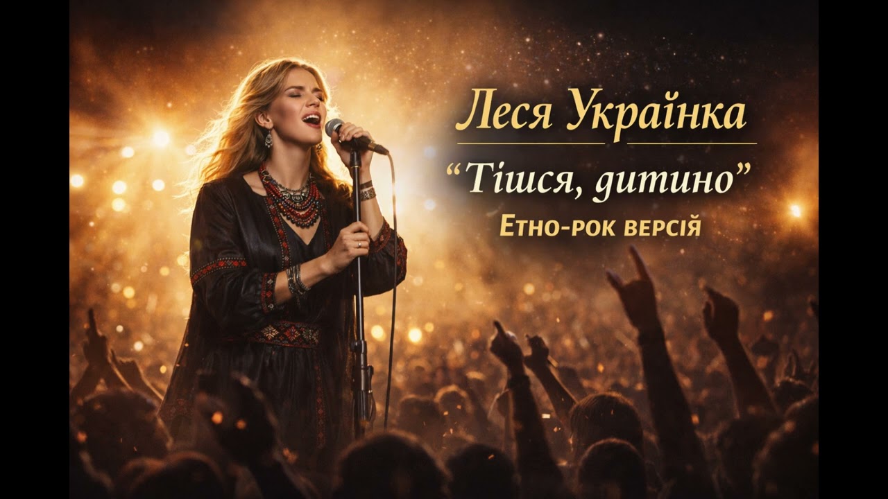 Леся Українка – Тішся, дитино | Етно-рок версія (сучасна інтерпретація)