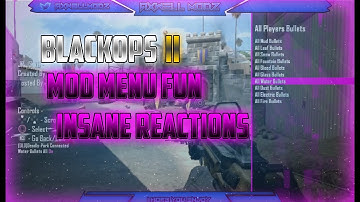 Black Ops 2 Mod Menu Fun "INSANE REACTIONS"
