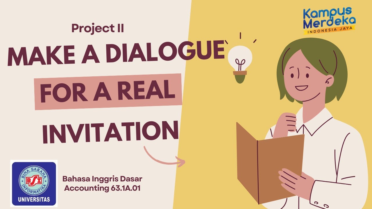 English Project II | Make a dialogue for a real invitation | Accounting ...