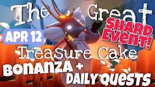 All Dailies - Treasure Cake Bonanza, Daily Quests + Shard Event! Vault of Knowledge - Sky CotL
