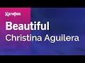 Beautiful - Christina Aguilera | Karaoke Version | KaraFun