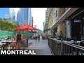 Walking Downtown Montreal from Centre Bell to St-Denis - Summer 2021