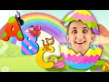 ABC alphabet song for kids nursery rhymes. Super Simple Song for children. Sing Along With Tiki.