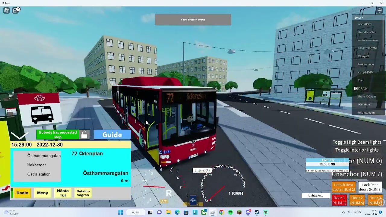 Stockholm bus simulator i roblox