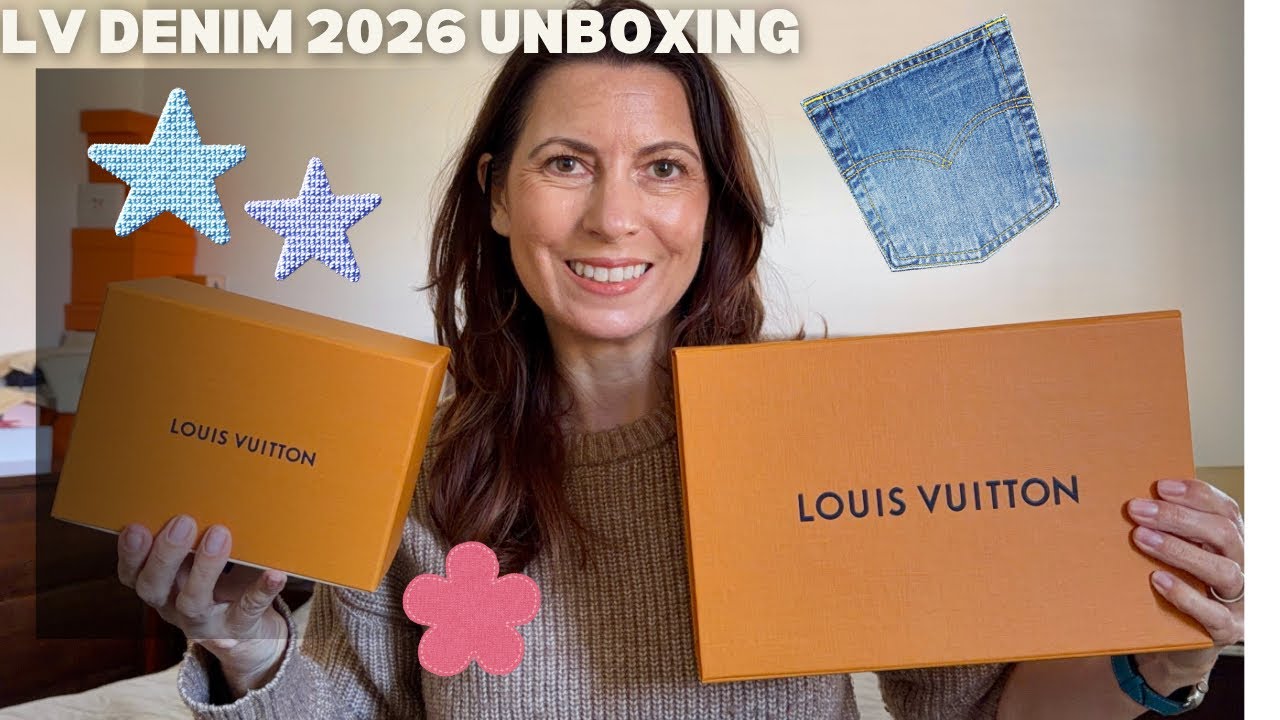 UNBOX MY LV 2026 DENIM BAG WITH ME - YouTube