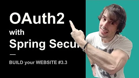 OAuth2 Authentication with Spring Security and Github | Spring Boot Backend #3.3