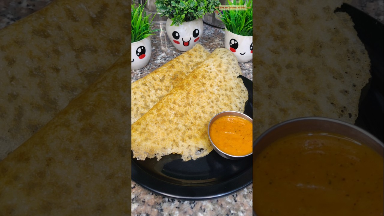 Leftover rice dosa 🍚😋 