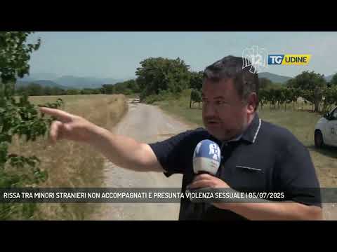 RISSA TRA MINORI STRANIERI NON ACCOMPAGNATI E PRESUNTA VIOLENZA SESSUALE | 05/07/2025