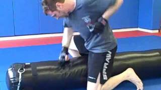 Ground and Pound MMA Interval Training Workout -- 8 minutes