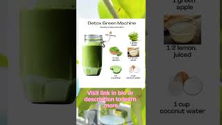 Detox green machine cleansing and rejuvenating drink | Green detox green drink Shorts
