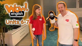 Wow English Orange | English with Steve and Maggie | Units 6-7 | Wattsenglish