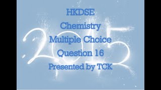 DSE CHEM 2015 MC 16